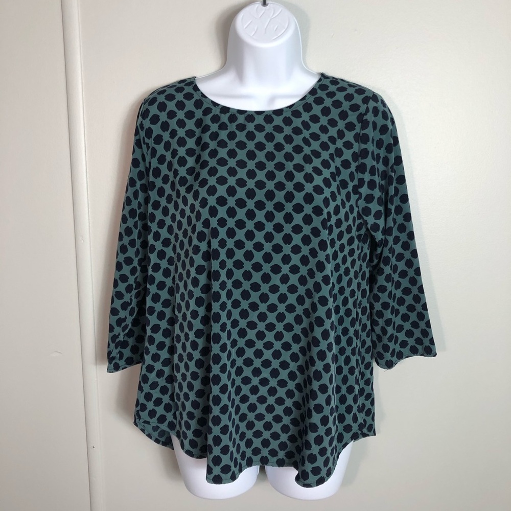 Everly Green and Blue Size M Shirt